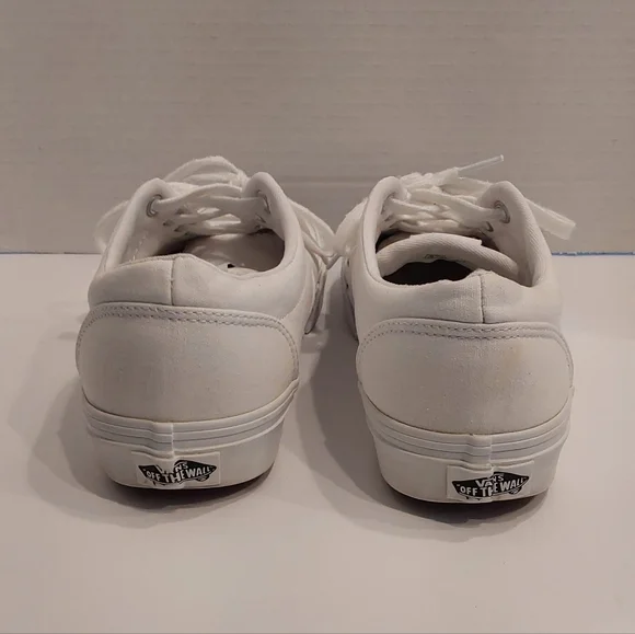 VANS DOHENY TRIPLE WHITE 8W PRE-OWNED - Picture 3 of 4